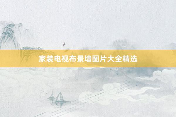 家装电视布景墙图片大全精选
